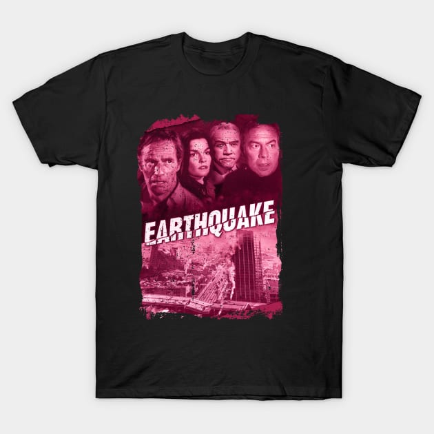 Charlton Heston A Hero in Earthquakes T-Shirt by GodeleineBesnard